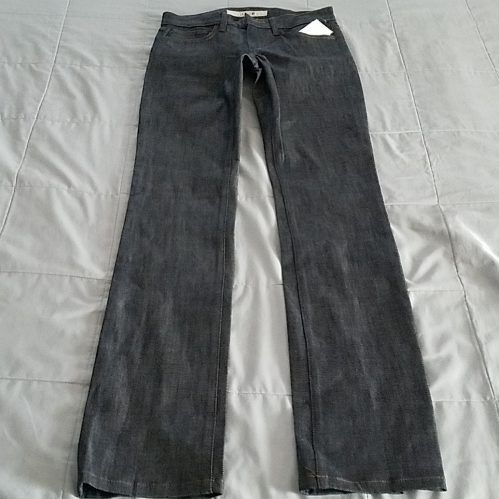 Joe's Jeans Straight Leg Dark Gray Denim